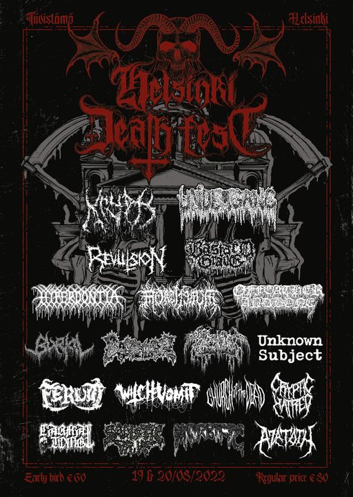 Helsinki Death Fest poster